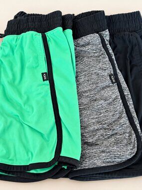 Abercrombie Boys Athletic Shorts 5/6 Lot of 3